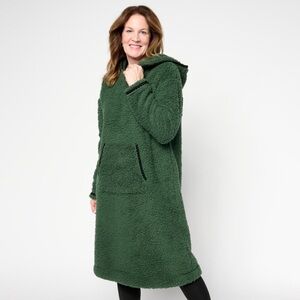 G by Giuliana Forest Green Teddy Jacket